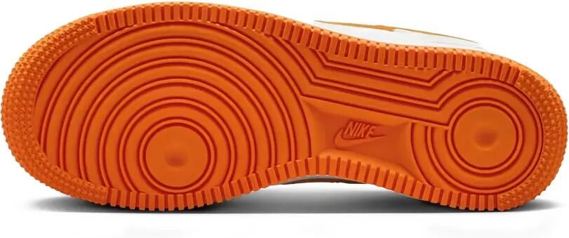 Nike Kids Air Force 1 "Pure Platinum Safety Orange" sneakers Wit - Foto 5