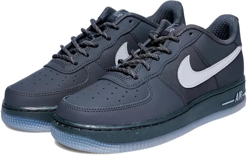 Nike Kids Air Force 1 "Reflective Swoosh" sneakers Grijs