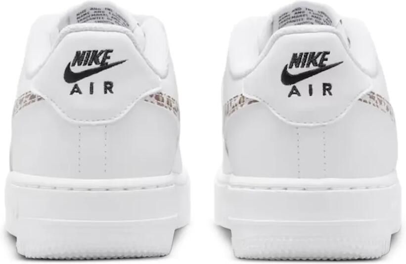 Nike Kids Air Force 1 sneakers met luipaardprint Wit - Foto 2