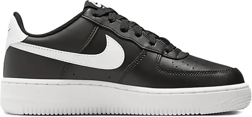 Nike Kids Air Force 1 "White" sneakers Zwart