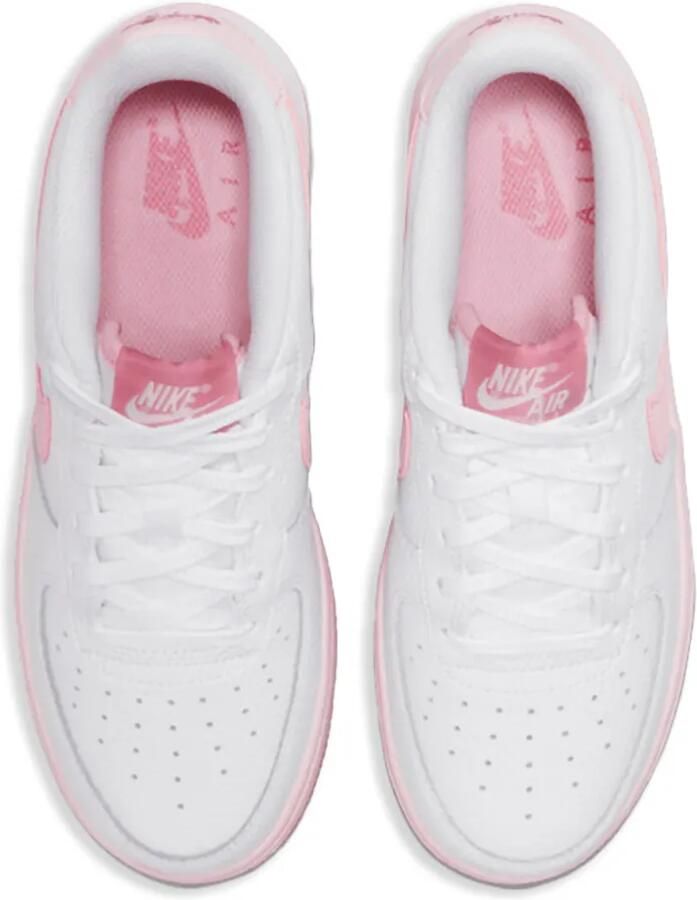 Nike Kids Air Force 1 "White Pink" sneakers Wit - Foto 2
