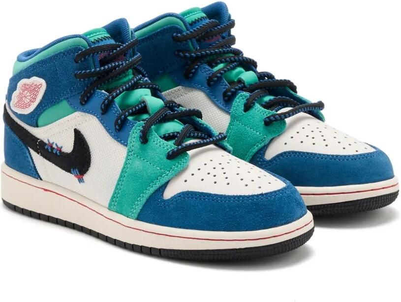 Nike Kids Air Jordan 1 Mid SE sneakers Blauw