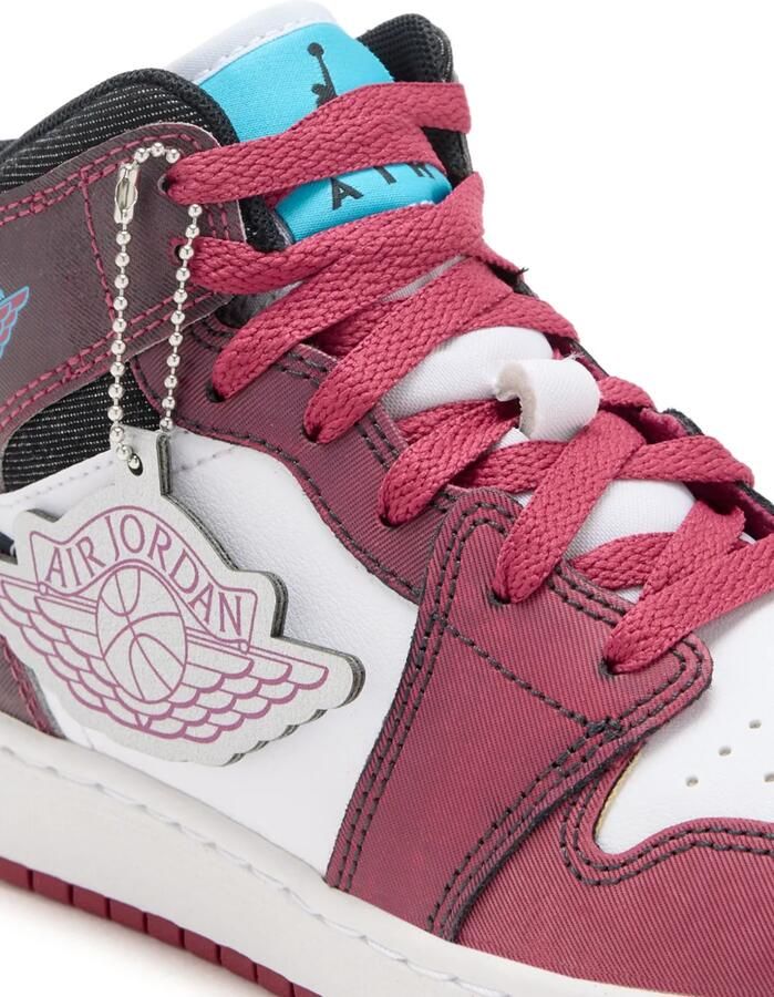 Nike Kids Air Jordan 1 Mid SE sneakers Zwart - Foto 2