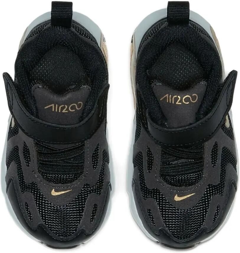 Nike Kids Air Max 200 "Black Metallic Gold White Pure Platinum" sneakers Zwart - Foto 2