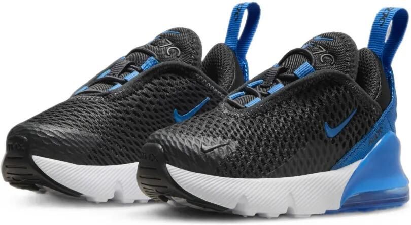Nike Kids Air Max 270 TD "Anthracite Light Photo Blue" sneakers Zwart