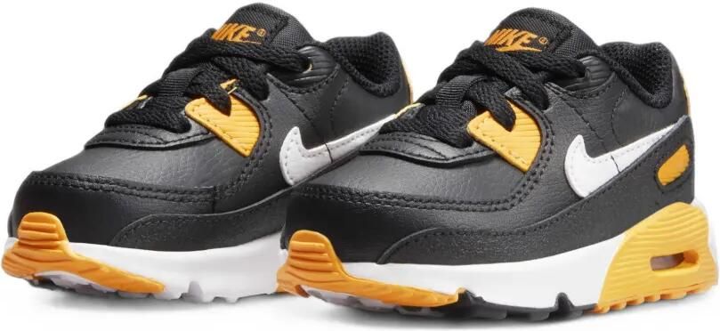 Nike Kids Air Max 90 "Black University Gold" sneakers Zwart