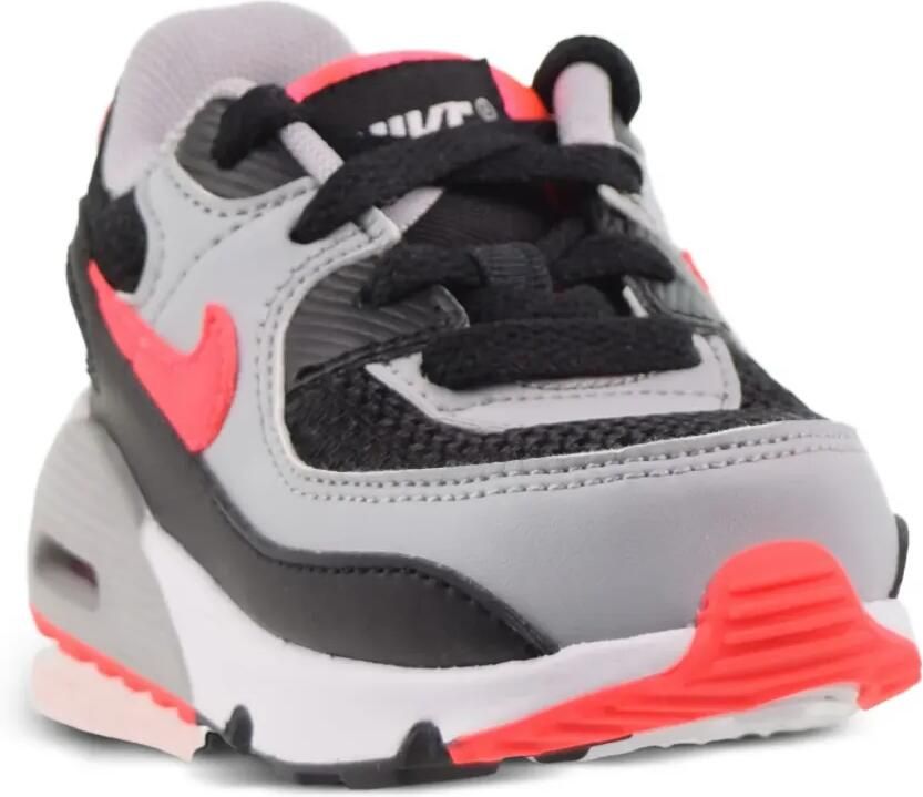 Nike Kids Air Max 90 LTR "Black White Wolf Grey" sneakers Grijs - Foto 2