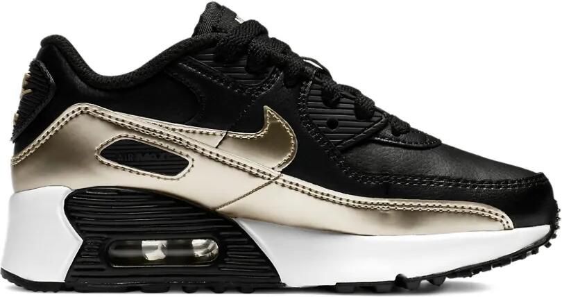 Nike Kids Air Max 90 LTR "Metallic Gold" sneakers Zwart