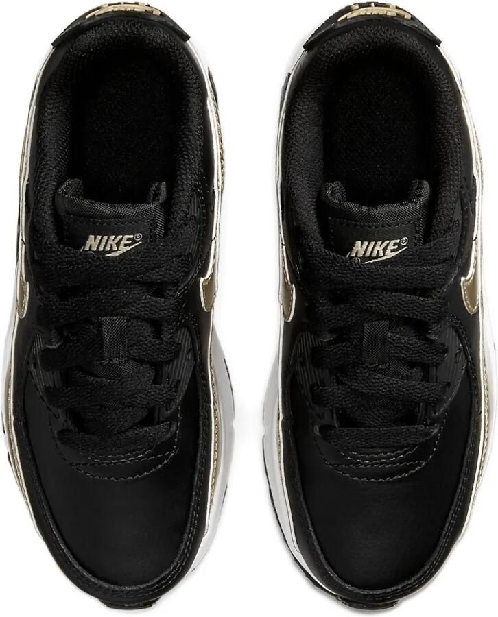 Nike Kids Air Max 90 LTR "Metallic Gold" sneakers Zwart - Foto 2