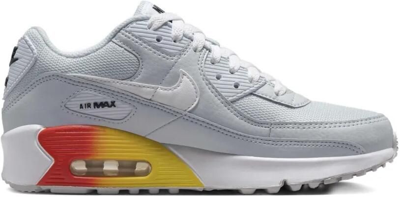 Nike Kids Air Max 90 "Pure Platinum Cosmic Clay Lightning White" sneakers Wit - Foto 4