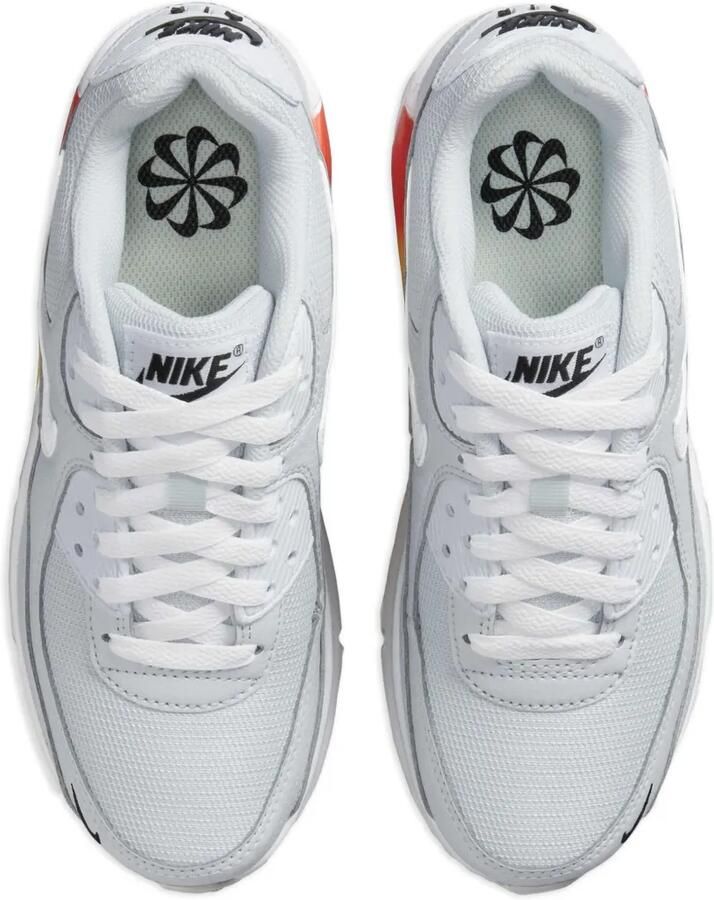 Nike Kids Air Max 90 "Pure Platinum Cosmic Clay Lightning White" sneakers Wit - Foto 2