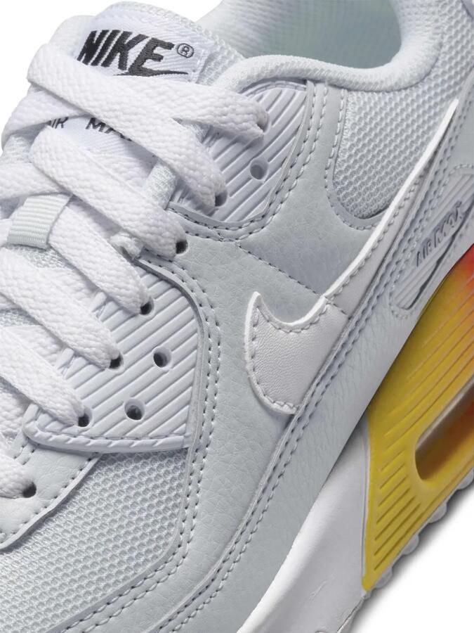 Nike Kids Air Max 90 "Pure Platinum Cosmic Clay Lightning White" sneakers Wit - Foto 3