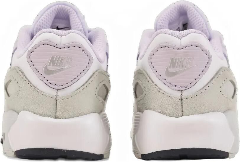 Nike Kids Air Max 90 sneakers White Violet Frost Pure Platinum Metallic Silver - Foto 3