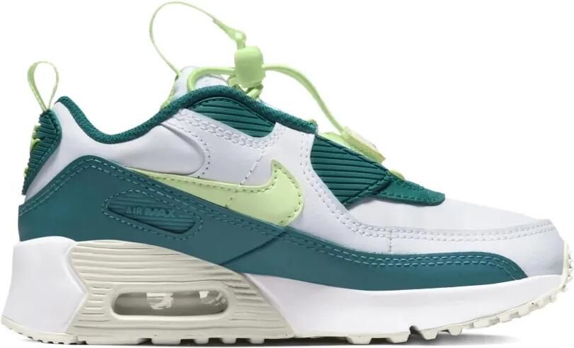 Nike Kids Air Max 90 Toggle "White Bright Spruce" sneakers Wit