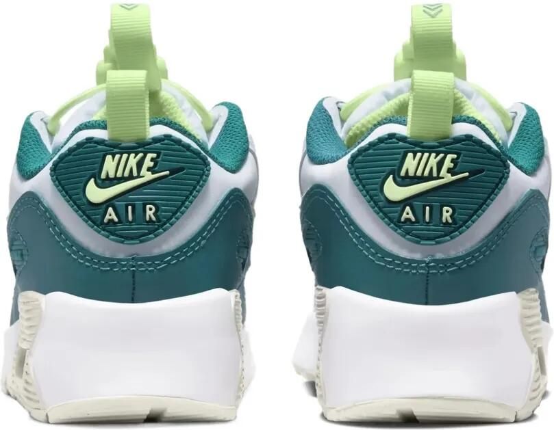 Nike Kids Air Max 90 Toggle "White Bright Spruce" sneakers Wit - Foto 3