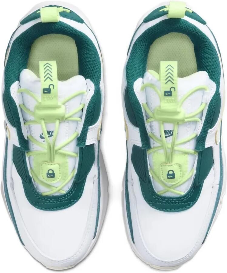 Nike Kids Air Max 90 Toggle "White Bright Spruce" sneakers Wit - Foto 2