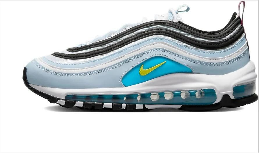 Nike Kids Air Max 97 "Blue Whisper Opti Yellow" sneakers Blauw