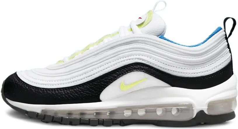 Nike Kids Air Max 97 "White Summit White Black Light Lemon Twist" sneakers Wit