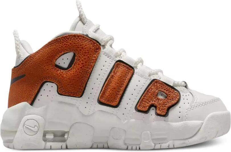 Nike Kids Air More Uptempo "Phantom Black Orange Trance Sail Dark Russet" sneakers Wit