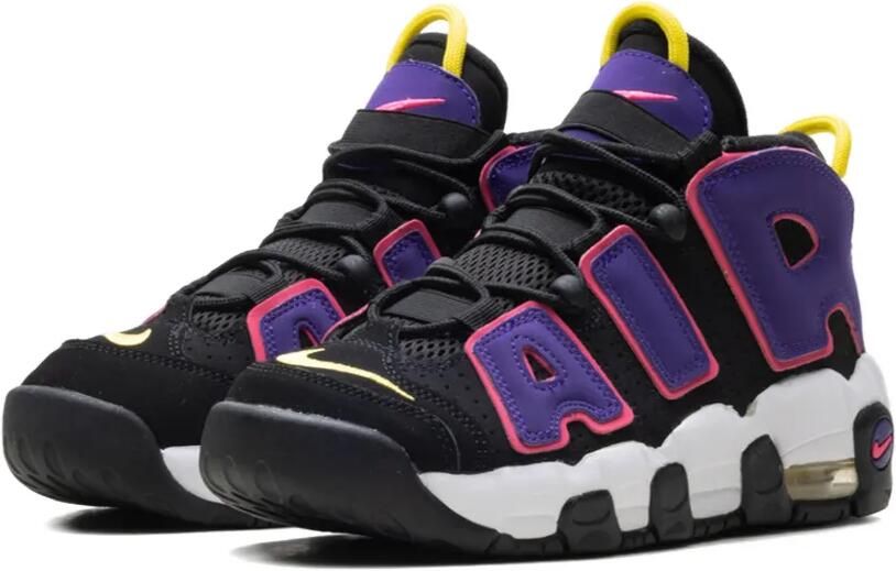 Nike Kids Air More Uptempo sneakers Zwart - Foto 3