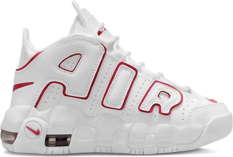 Nike Kids Air More Uptempo "White Red" sneakers Wit