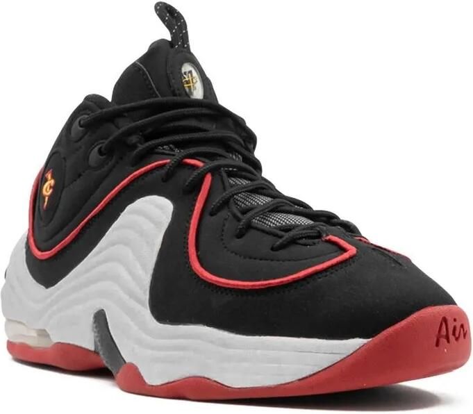 Nike Kids "Air Penny 2 Miami Heat high-top sneakers " Zwart