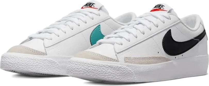 Nike Kids Blazer 77 Low "White Black Washed Teal" sneakers Wit - Foto 4
