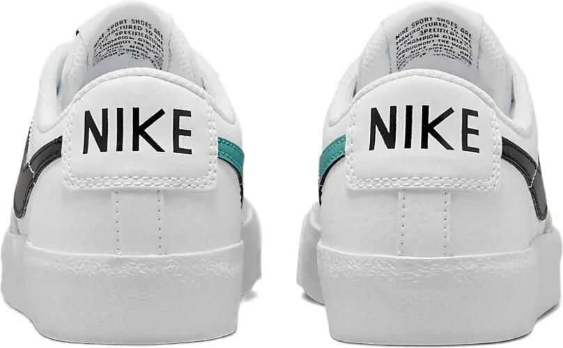 Nike Kids Blazer 77 Low "White Black Washed Teal" sneakers Wit - Foto 3