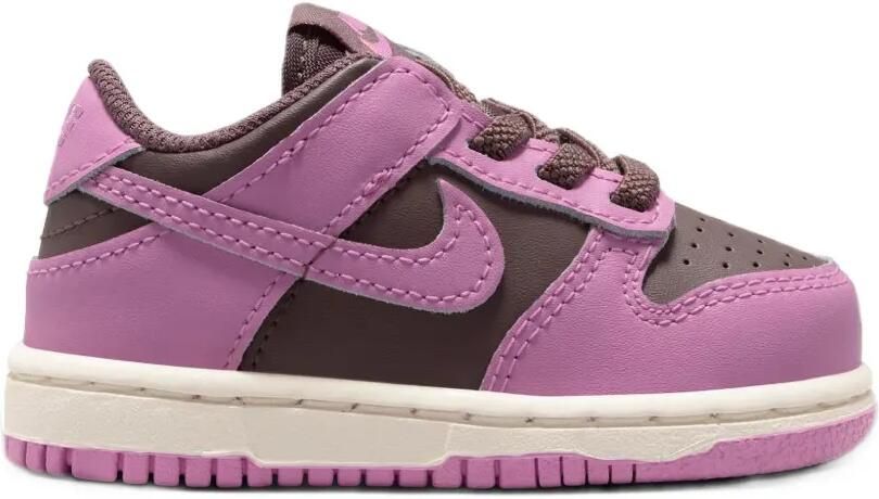 Nike Kids Dunk Low logo-detail sneakers Paars