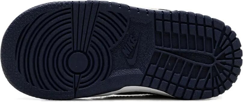 Nike Kids Dunk Low "Midnight Navy Wheat" sneakers Wit - Foto 4