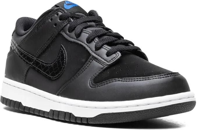 Nike Kids Dunk Low SE "Black Croc" sneakers Zwart