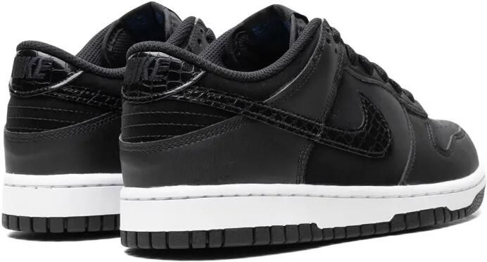 Nike Kids Dunk Low SE "Black Croc" sneakers Zwart - Foto 2