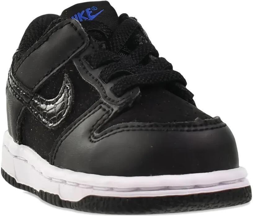 Nike Kids Dunk Low SE "Black Black White Game Royal" sneakers Zwart