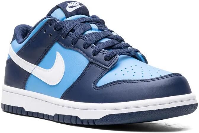 Nike Kids Dunk Low "University Blue White" sneakers Blauw