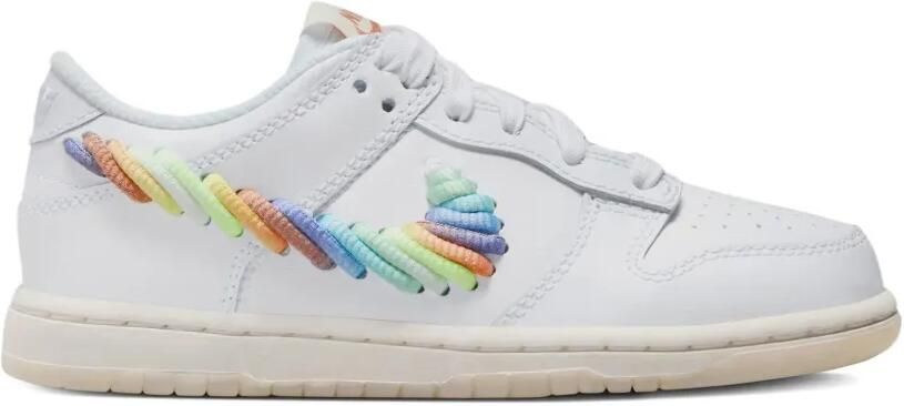 Nike Kids Dunk Low "White Multi-Color" sneakers Wit