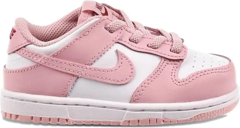 Nike Kids Dunk Low "White Pomegranate Pink Glaze" sneakers Wit