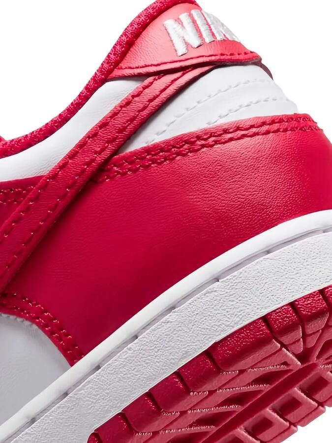 Nike Kids Dunk Low "White University Red" sneakers Rood - Foto 3