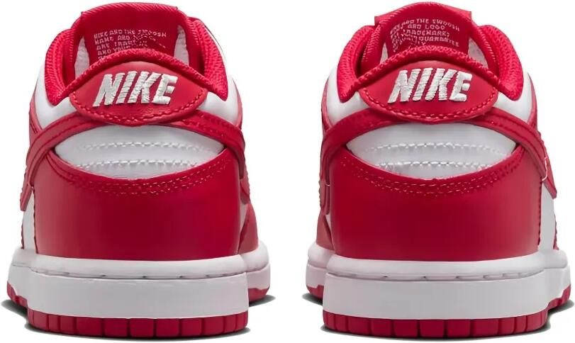 Nike Kids Dunk Low "White University Red" sneakers Rood - Foto 4