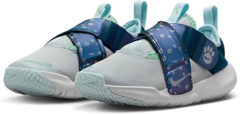 Nike Kids Flex Advance SE sneakers met pootafdruk-print Grijs