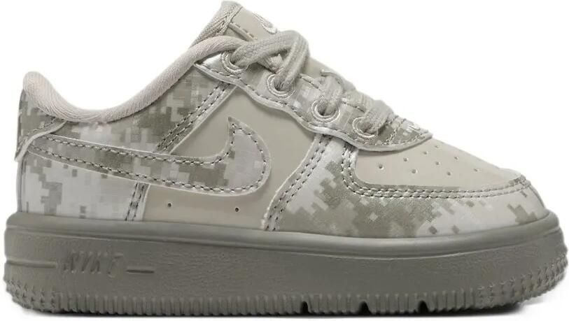 Nike Kids Force 1 Low Camo sneakers Grijs - Foto 2
