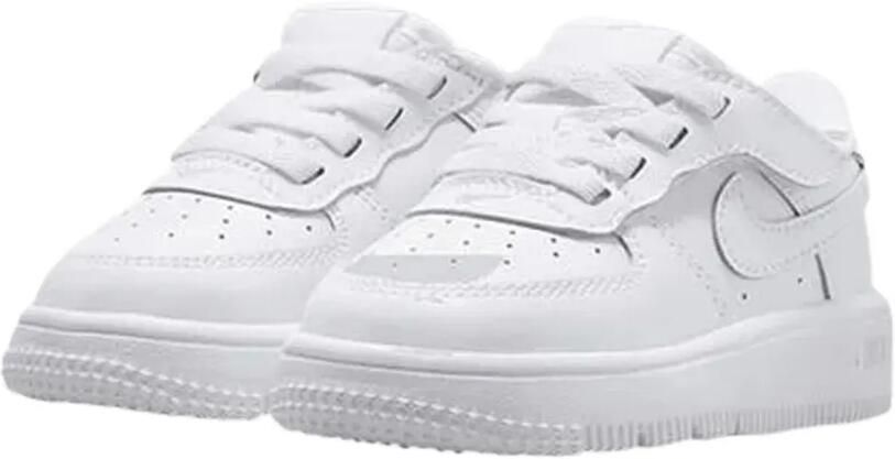 Nike Kids Force 1 Low EasyOn "White White White" sneakers Wit - Foto 2