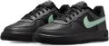 Nike Kids Force 1 Low logo-detail sneakers Zwart - Zwart