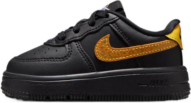 Nike Kids Force 1 Low logo-detail sneakers Zwart - Foto 2