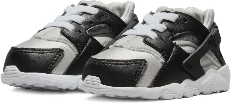 Nike Kids Huarache Run "Black Neutral Grey" sneakers Zwart - Foto 4