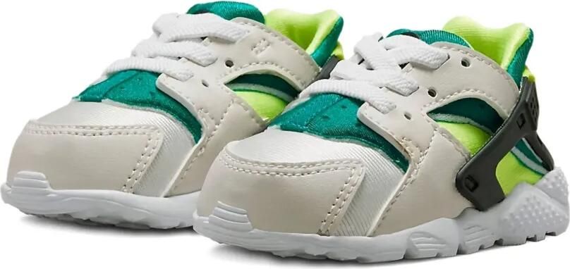 Nike Kids Huarache Run "Bright Spruce Volt" sneakers Wit - Foto 5