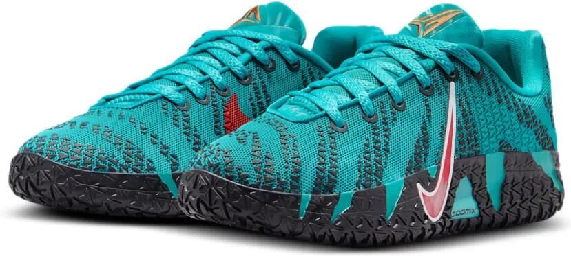Nike Kids Ja 3 logoprint sneakers Groen