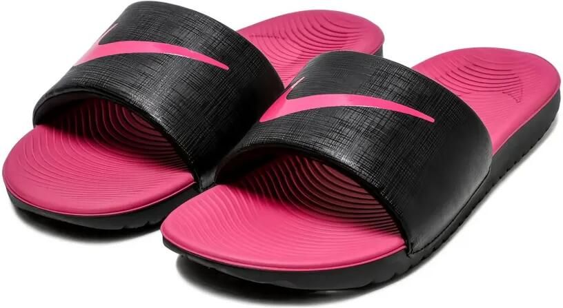 Nike Kids Kawa "Black Pink" slippers Zwart