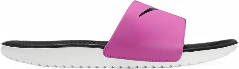Nike Kids Kawa GS logo-print slides Roze
