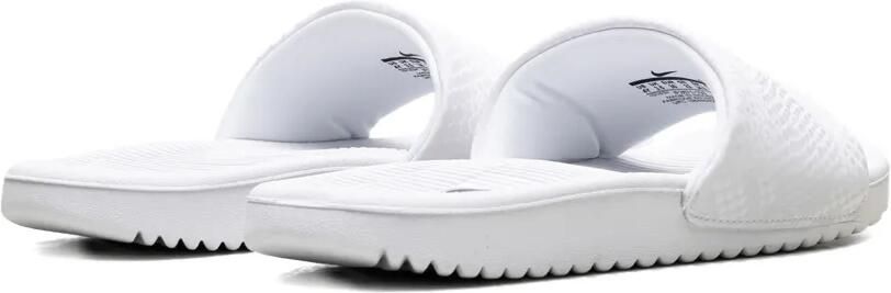 Nike Kids Kawa "Kobe Bryant Triple White" slippers Wit - Foto 3