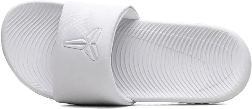 Nike Kids Kawa "Kobe Bryant Triple White" slippers Wit - Foto 2